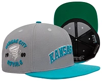 Pro Standard Pro Standard Royals Homage to Home Wool Snapback - Adult Grey/Seafoam Size One Size