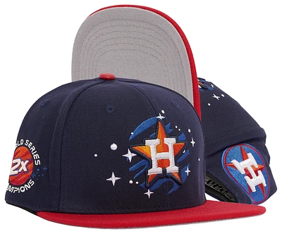 Pro Standard Pro Standard Astros Homage to Home Wool Snapback - Adult Midnight Navy/Red Size One Size