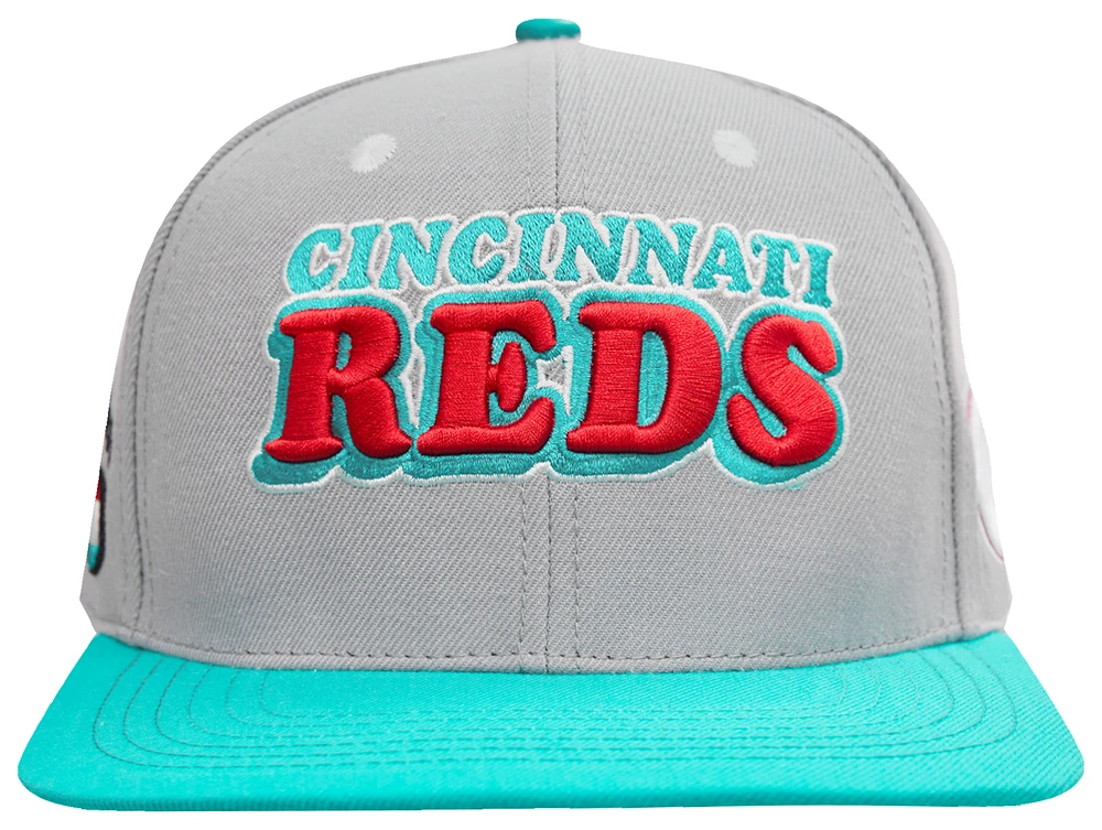 Pro Standard Pro Standard Reds Homage to Home Wool Snapback - Adult Grey/Seafoam Size One Size