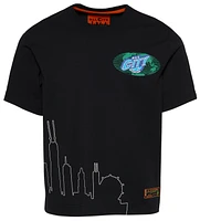 All City By Just Don Mens Star T-Shirt - Ultra Black/Ultra Black