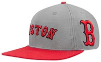 Pro Standard Pro Standard Red Sox Homage to Home Wool Snapback - Adult Gray/Red Size One Size