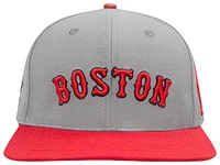 Pro Standard Pro Standard Red Sox Homage to Home Wool Snapback - Adult Gray/Red Size One Size