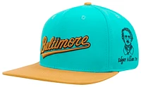 Pro Standard Pro Standard Orioles Homage to Home Wool Snapback - Adult Seafoam/Wheat Size One Size