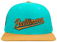 Pro Standard Pro Standard Orioles Homage to Home Wool Snapback - Adult Seafoam/Wheat Size One Size