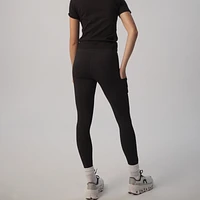 Cozi Womens Side Pocket Leggings - Black