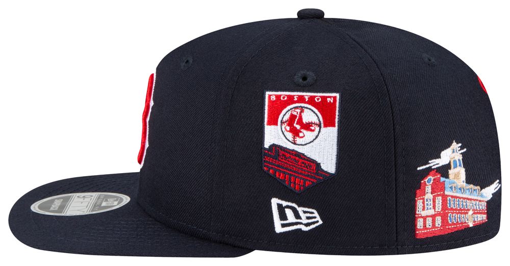 Boston Red Sox New Era MLB Icon 9FIFTY Snapback Hat~Navy