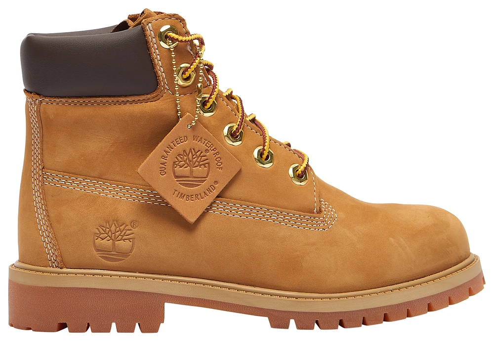 Timberland Boys Timberland 6" Premium Waterproof Boots - Boys' Grade School Wheat/Brown Size 05.5