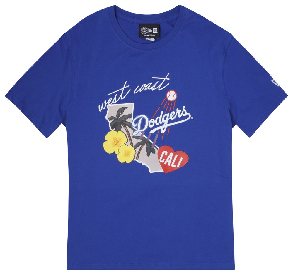 Men's Short Sleeve T-Shirt New Era Los Angeles Dodgers MLB City Graphic  Oversized