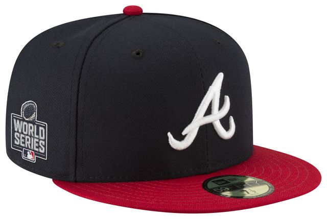 ATLANTA BRAVES 2021 WORLD SERIES BLACK GRAY BRIM NEW ERA FITTED