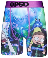 PSD Mens Rick & Morty Time Travel Underwear - Purple/Grey/Green