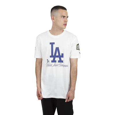 New Era Mens Dodgers World T-Shirt - White