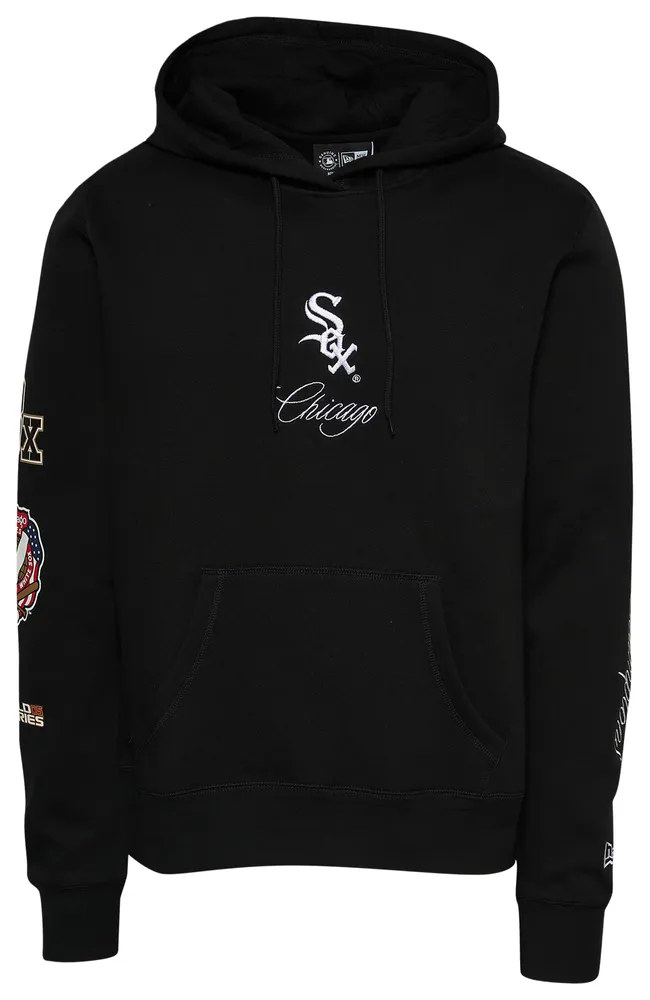 Chicago White Sox New Era Heather Grey Hoodie - Grey/Black Medium