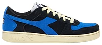 Diadora Mens X Men Magic Basket Low Storm - Basketball Shoes Black/Blue