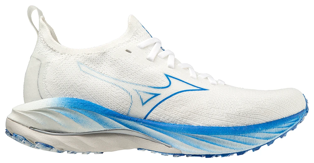 Mizuno Womens Wave Neo Wind - Shoes White/Undyed White/Peace Blue