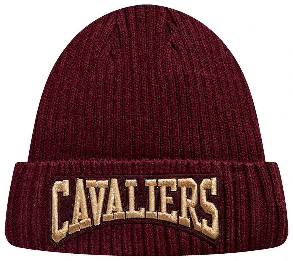 Pro Standard Mens Pro Standard Cavaliers Crest Beanie - Mens Wine Size One Size