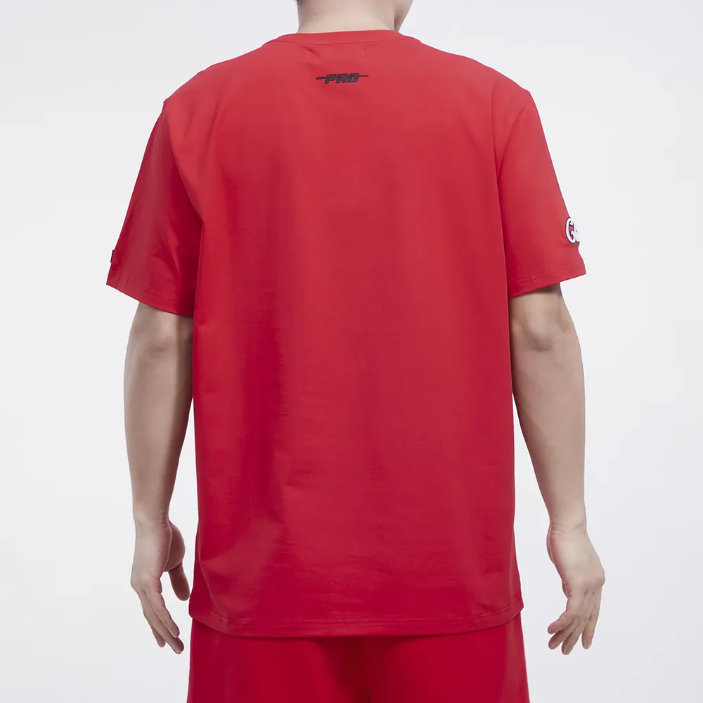 Pro Standard Mens Pro Standard Bulls Varsity Red T-Shirt