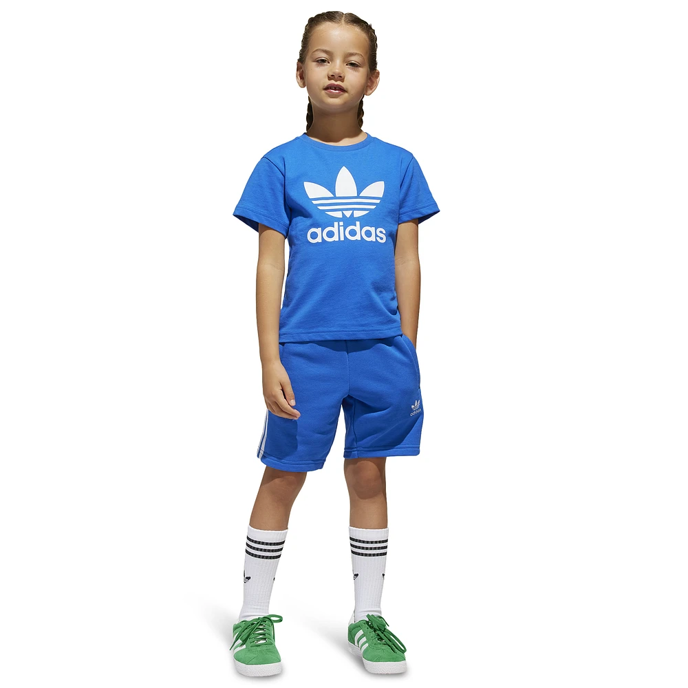 adidas Boys Shorts & T-Shirt Set - Boys' Preschool Blue/White