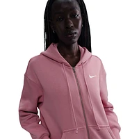 Nike Womens Phoenix Fleece Long Sleeve Full-Zip