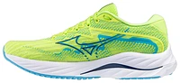 Mizuno Mens Wave Rider 27 - Running Shoes Sharp Green/Navy Poeny