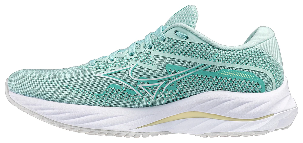 Mizuno Womens Wave Rider 27 - Shoes Eggshell Blue/White