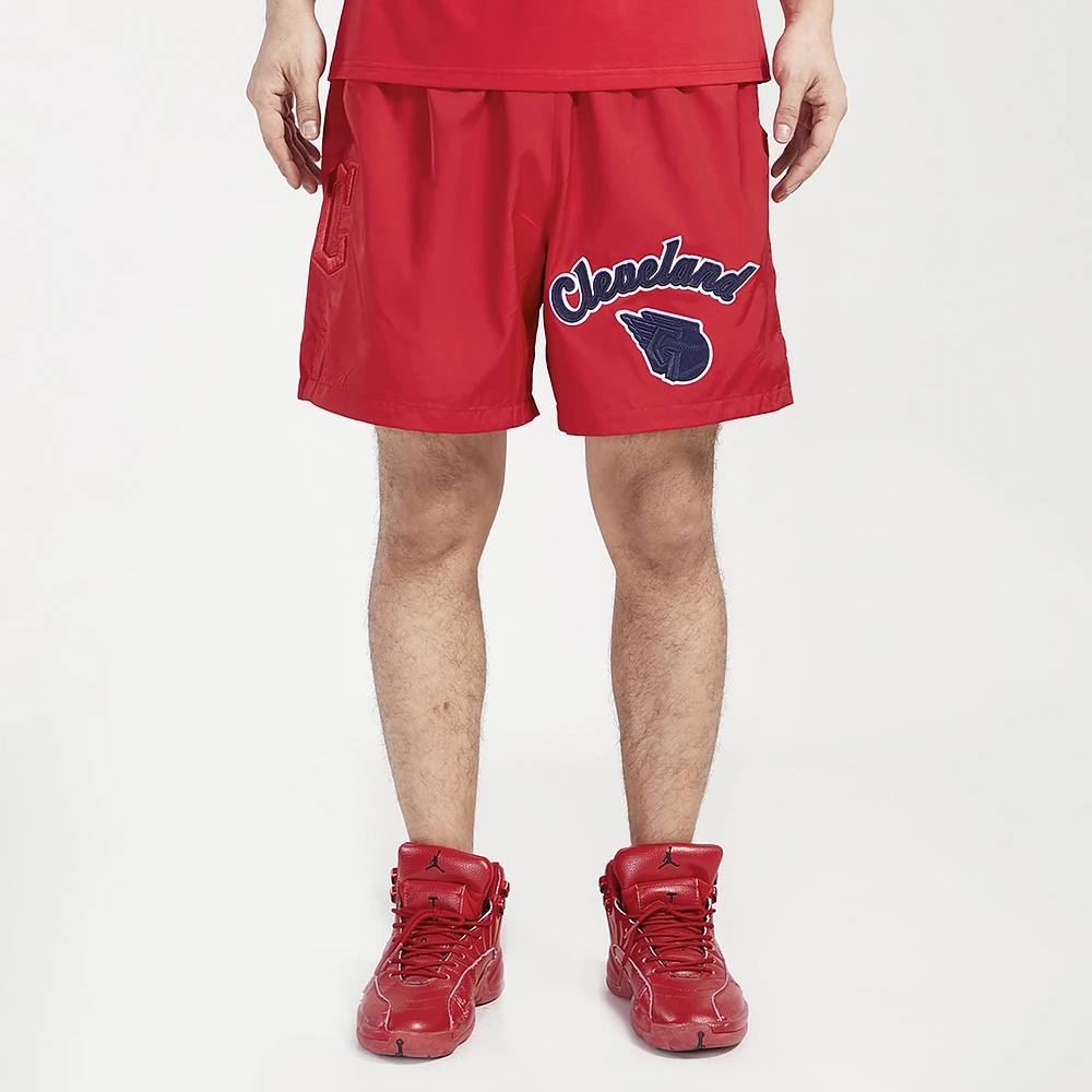 Pro Standard Mens Guardians Neutral Script Tc Woven Shorts - Red/Red