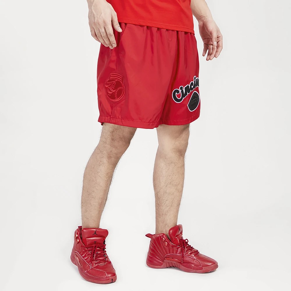 Pro Standard Mens Pro Standard Reds Neutral Script Tc Woven Shorts - Mens Red/Red Size L