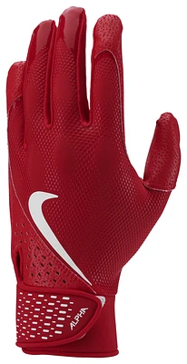 Nike Mens Alpha Batting Gloves - Universit Red/White