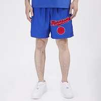 Pro Standard Mens Pro Standard Twins Neutral Script TCWoven Shorts - Mens Blue/Blue Size XL