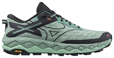 Mizuno Mens Wave Mujin 10 Trail - Running Shoes Greyd Jade/Black Oyster