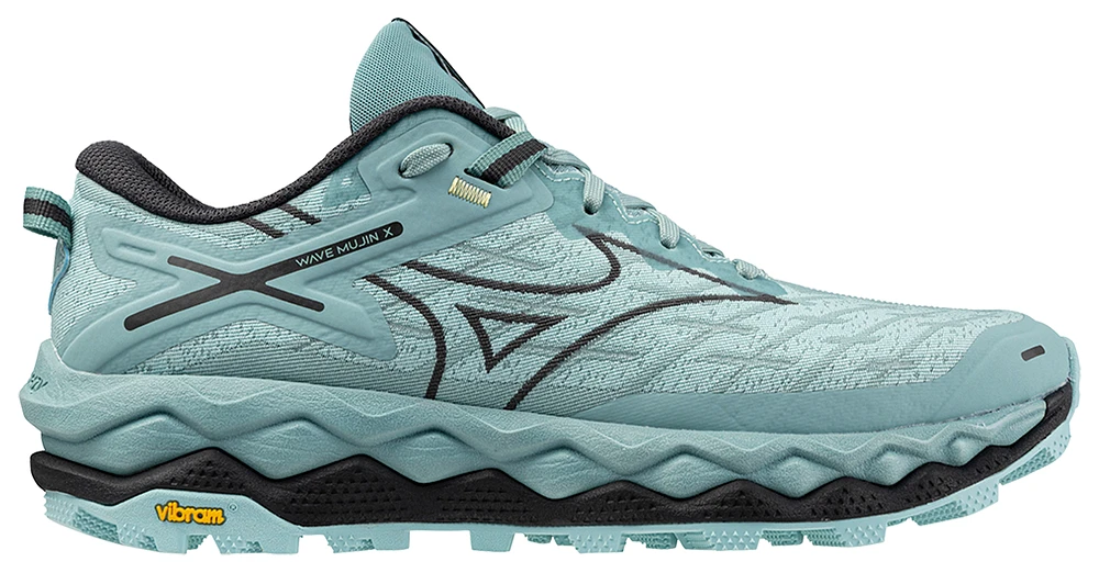 Mizuno Womens Wave Mujin 10 Trail - Shoes Eggshell Blue/Black Oyster