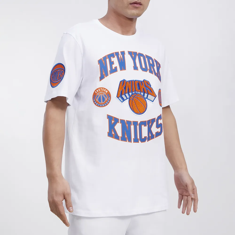 Pro Standard Mens Pro Standard Knicks Graphic SJ T-Shirt - Mens White/White  Size L