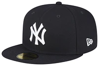 New Era Mens New Era Yankees 2017 World Series Game Cap - Mens White/Navy Size 7