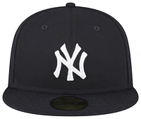 New Era Mens New Era Yankees 2017 World Series Game Cap - Mens White/Navy Size 7