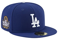 New Era Mens New Era Dodgers 2017 World Series Game Cap - Mens Blue/White Size 7