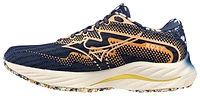 Mizuno Womens Wave Rider 27 Roxy - Running Shoes Naval Academy/White