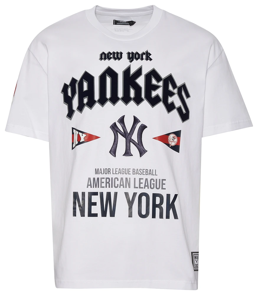 Pro Standard Mens Yankees City Tour T-Shirt - White/White