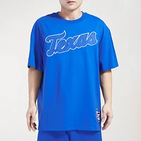 Pro Standard Mens Rangers Neutral Script T-Shirt - Blue/Blue
