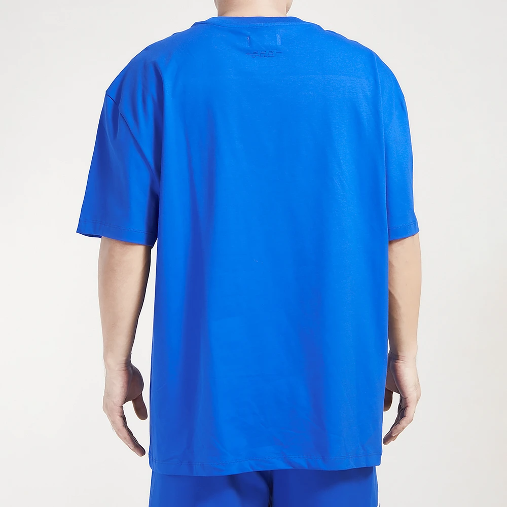 Pro Standard Mens Rangers Neutral Script T-Shirt - Blue/Blue