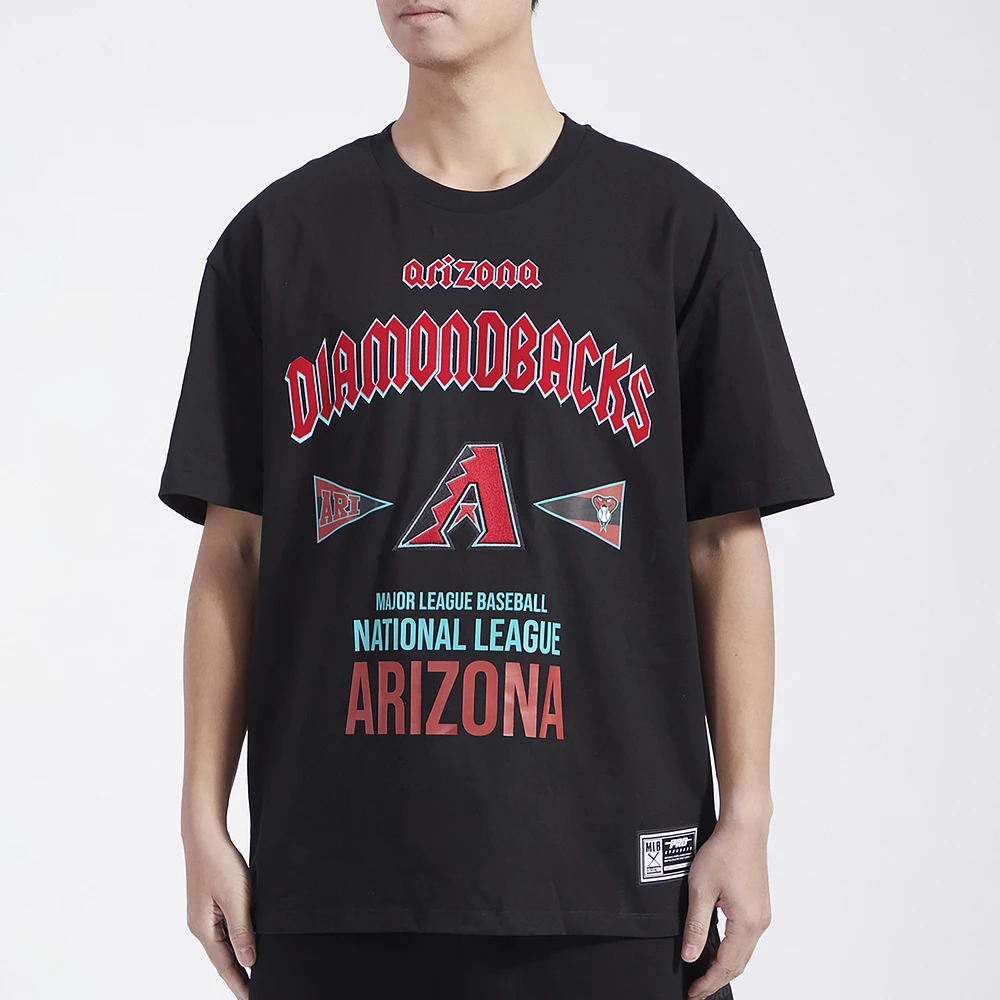 Pro Standard Mens Diamondbacks City Tour T-Shirt - Black/Black