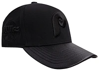 Pro Standard Mens Pro Standard Phillies Blackout Pinch Front Strapback - Mens Black/Black Size One Size