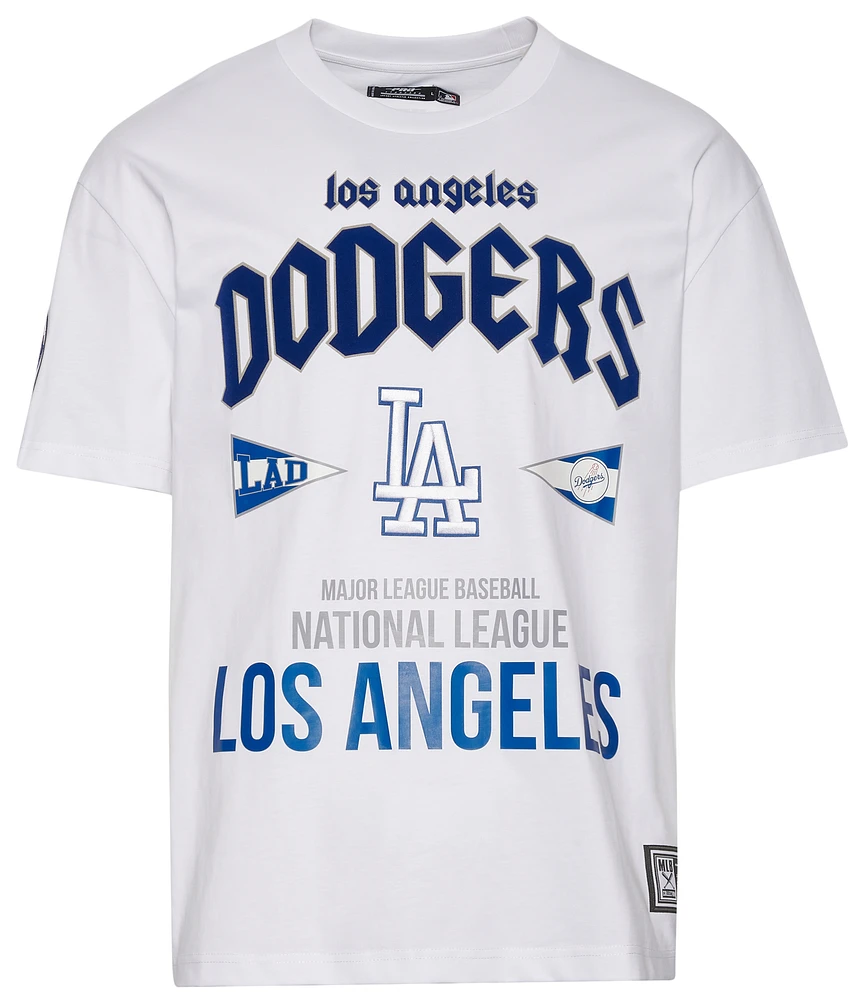 Pro Standard Mens Dodgers City Tour T-Shirt - White/White