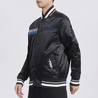 Pro Standard Miami Marlins Turn It Up M Rib Satin Jacket - Men's