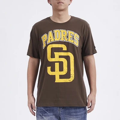 Pro Standard Mens San Diego Padres GTP SJ T-Shirt - Brown/Yellow