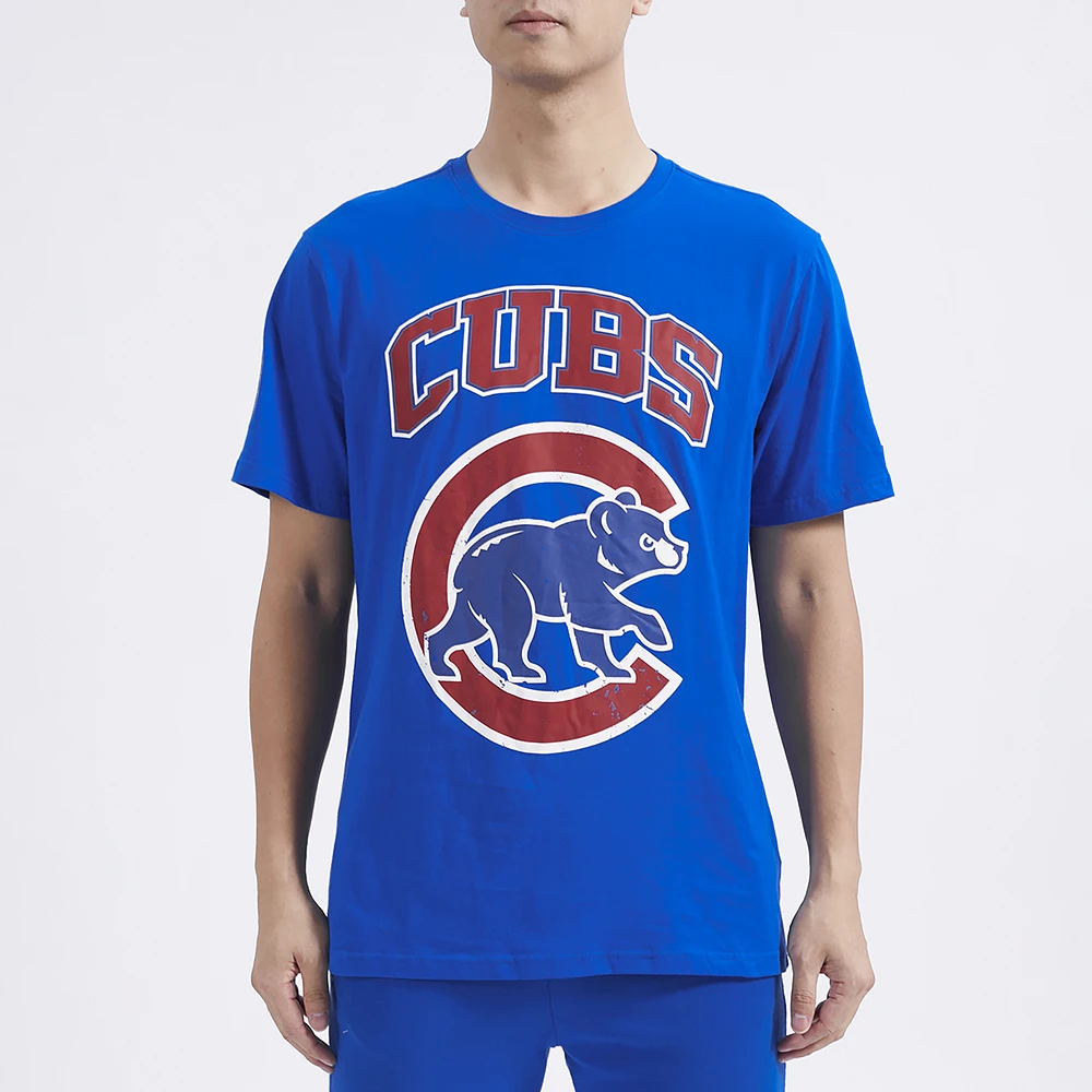 Pro Standard Mens Chicago Cubs GTP SJ T-Shirt - Red/Blue