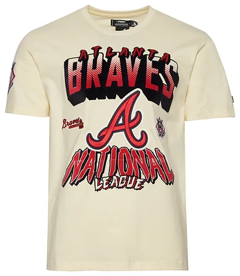 Pro Standard Mens Braves Gtp Short Sleeve T-Shirt - Beige/Multi