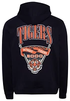 Pro Standard Mens Tigers Homerun Fleece Pullover Hoodie - Midnight/Multi