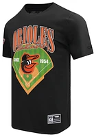 Pro Standard Mens Orioles Homerun T-Shirt - Black/Multi