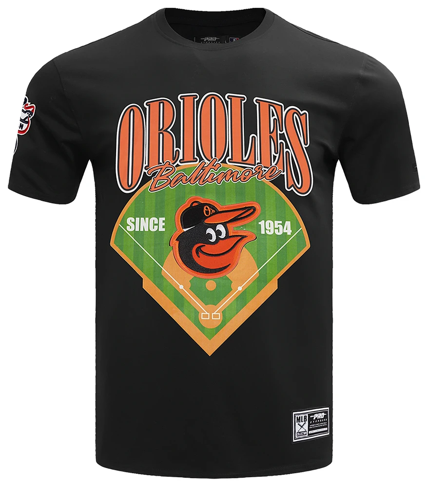 Pro Standard Mens Orioles Homerun T-Shirt - Black/Multi