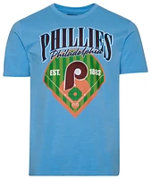 Pro Standard Mens Phillies Homerun T-Shirt - Carolina/Multi