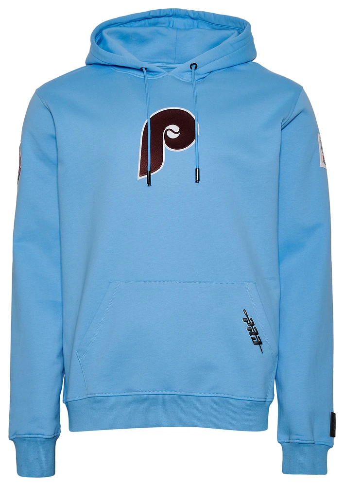 Pro Standard Mens Phillies Homerun Fleece Pullover Hoodie - Carolina/Multi